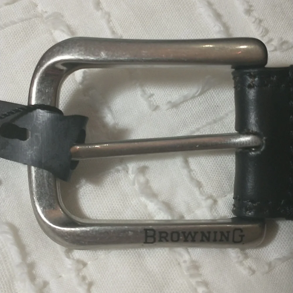 Browning Genuine Leather Brown Belt,‎ Size 52, With Tags